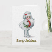 メリークリスマスヴィンテージガールミストレトーマフ シーズンカード (正面)