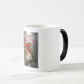 メリークリスマスヴィンテージクリスマスベルデザイン モーフィングマグカップ (正面右)