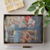 メリークリスマスヴィンテージサンタクロースオンスリー 薄葉紙 (ギフト)