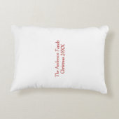 メリークリスマスヴィンテージサンタクロース アクセントクッション (裏面)