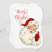 メリークリスマスヴィンテージサンタファミリーホリデーホー (正面/裏面)