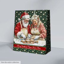 メリークリスマスヴィンテージサンタ抱き枕モノグラム