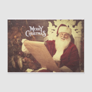 メリークリスマスヴィンテージサンタ 薄葉紙