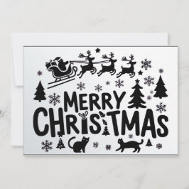 メリークリスマスヴィンテージホリデーカード シーズンカード