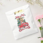 メリークリスマスヴィンテージレッドサンタトラック フェイバーバッグ (封をした状態)