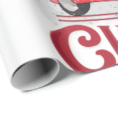 メリークリスマスヴィンテージレッドサンタトラック ラッピングペーパー (ロールコーナー)