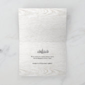 メリークリスマスヴィンテージレッドトラック愛国国旗 シーズンカード (内部)