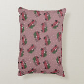 メリークリスマスヴィンテージレッドトラック アクセントクッション (裏面(縦))