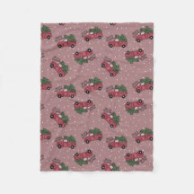 メリークリスマスヴィンテージレッドトラック