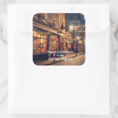 メリークリスマスヴィンテージロンドン スクエアシール (バッグ)