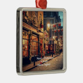 メリークリスマスヴィンテージロンドン メタルオーナメント (右)