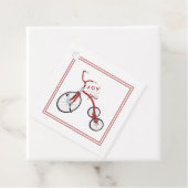 メリークリスマスヴィンテージ三輪車ジョイギフトラベル フェイバータグ (インサイチュ)