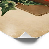 メリークリスマスヴィンテージ格言 ポスター (コーナー)