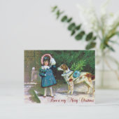 メリークリスマスヴィンテージ シーズンポストカード (スタンド正面)