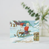 メリークリスマスヴィンテージ シーズンポストカード (スタンド正面)