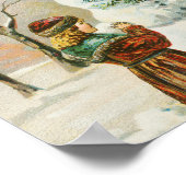 メリークリスマスヴィンテージ ポスター (角)