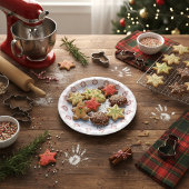 メリークリスマス万華鏡 ペーパープレート