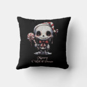 メリークリスマス不気味ゴシック クッション (裏面)