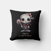 メリークリスマス不気味ゴシック クッション (正面)