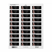 メリークリスマス不気味ゴシック ラベル (フルシート)