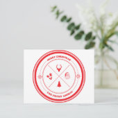 メリークリスマス不潔な動物 シーズンポストカード (スタンド正面)