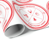 メリークリスマス不潔な動物 ラッピングペーパー (ロールコーナー)