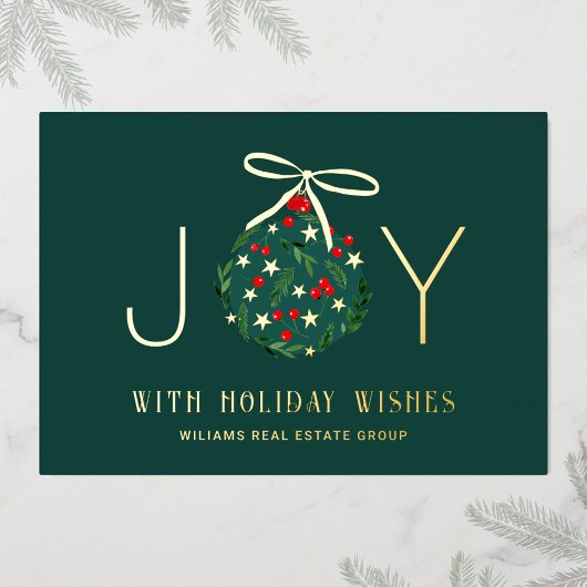 メリークリスマス企業のの挨拶金ゴールド 箔シーズンカード