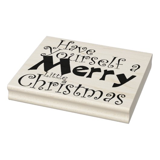 メリークリスマス休暇を取る ラバースタンプ (スタンプ)