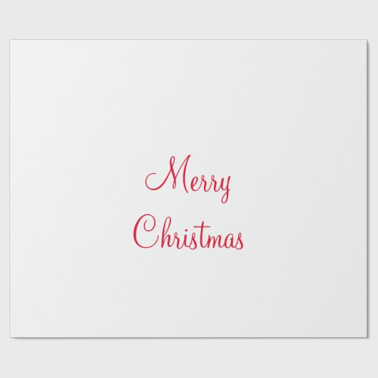 メリークリスマス休暇を追加する家族の名前フォトギフト ラッピングペーパー (フラット)