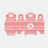 メリークリスマス伝統的名好色箱切り妻 フェイバーボックス (折り畳みなし)