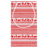 メリークリスマス伝統的SパーソナライズされたギフトB スモールペーパーバッグ (裏面)