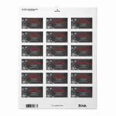 メリークリスマス住所 シール (フルシート)