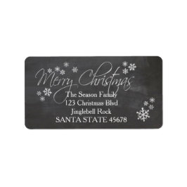 メリークリスマス住所 シール