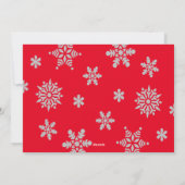 メリークリスマス個人化フォトカード シーズンカード (裏面)