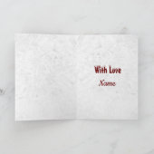 メリークリスマス兄妹 カード (内部)