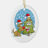 *メリークリスマス先生*クリスマスライト セラミックオーナメント (右)