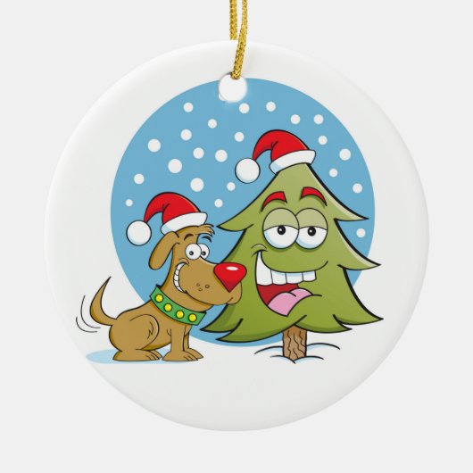 *メリークリスマス先生*クリスマスライト セラミックオーナメント (正面)