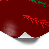 メリークリスマス光沢ポスター ポスター (コーナー)