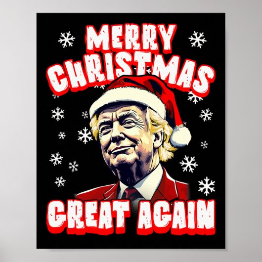 メリークリスマス再素晴らし度クリスマストランプサンタトランプ ポスター (正面)