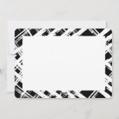 メリークリスマス写真エレガント書道ブラック シーズンカード (裏面)