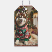 メリークリスマス写真クリスマス ギフトタグ (正面)