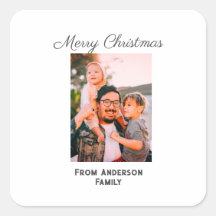 メリークリスマス写真モダンラブシンプルファミリーmo