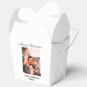 メリークリスマス写真モダンラブシンプルファミリーmo フェイバーボックス (見開き)
