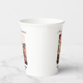 メリークリスマス写真モダンラブシンプルファミリーmo 紙コップ (右)