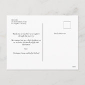 メリークリスマス写真誕生発表 シーズンポストカード (裏面)