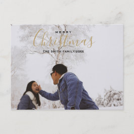メリークリスマス写真 シーズンポストカード