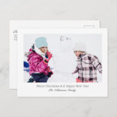 メリークリスマス写真 シーズンポストカード (正面/裏面)