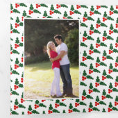 メリークリスマス写真 三つ折りクリスマスカード (内部最初)