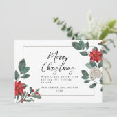 メリークリスマス冬のフローラ シーズンカード (スタンド正面)