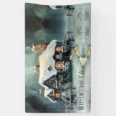 メリークリスマス冬の夜 横断幕 (縦)